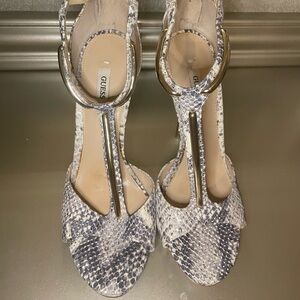 Guess snake print shoes